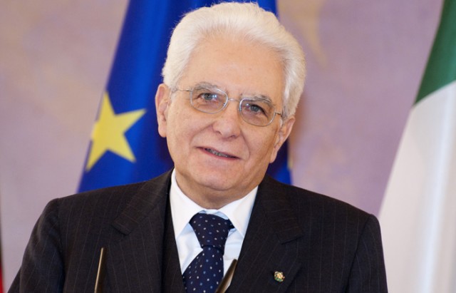 Il presidente della Rapubblica, Sergio Mattarella